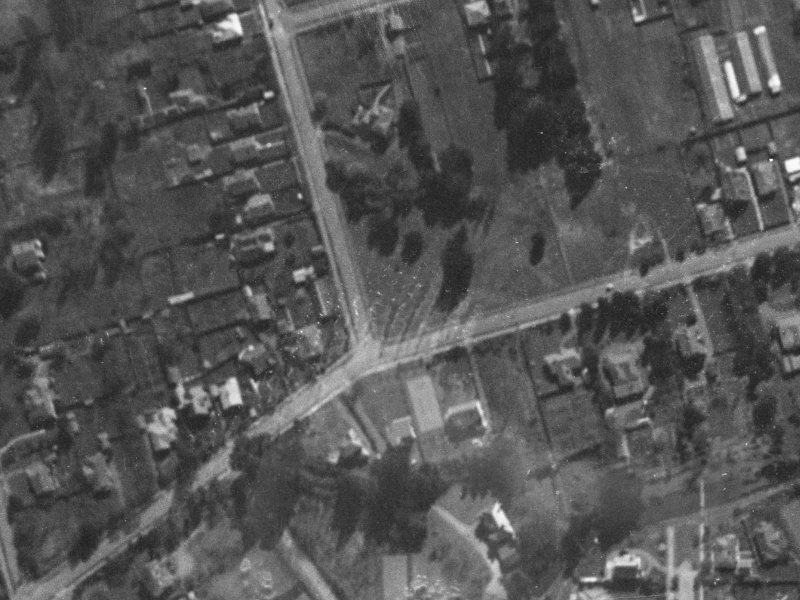 61A Glandovey Road from the air, 1940-1944