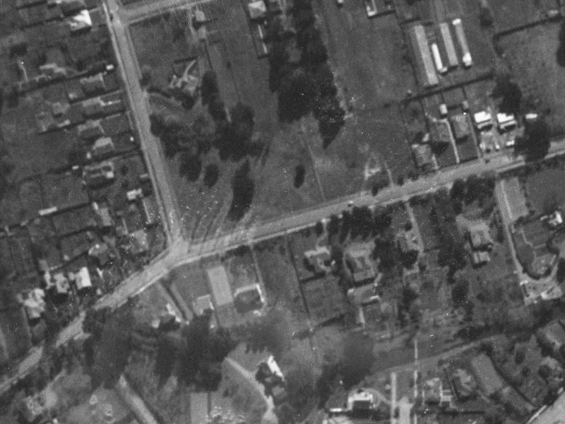 72 Glandovey Road from the air, 1940-1944