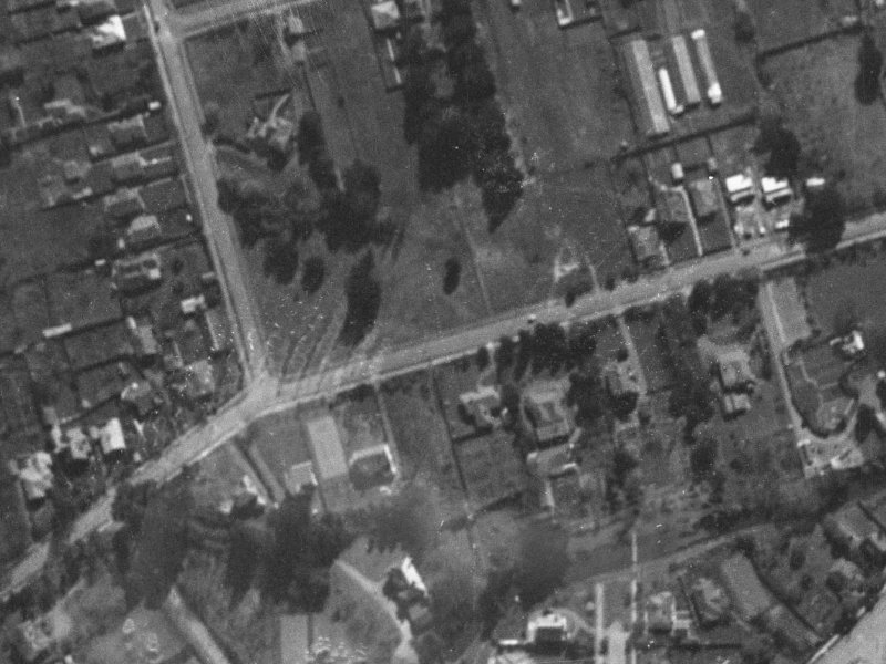 76 Glandovey Road from the air, 1940-1944