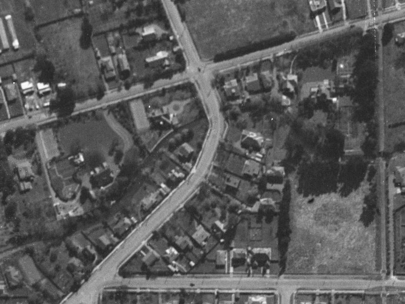 48 Idris Road from the air, 1940-1944