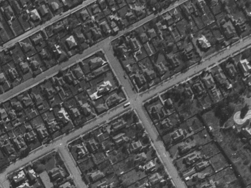 73 Rugby Street from the air, 1940-1944
