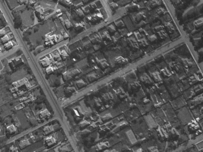17 Webb Street from the air, 1940-1944