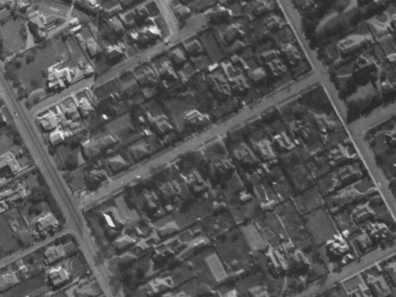 25 Webb Street from the air, 1940-1944