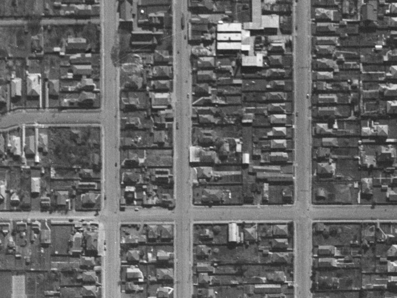 1036A Colombo Street from the air, 1940-1944