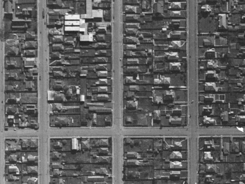 116A Sherborne Street from the air, 1940-1944