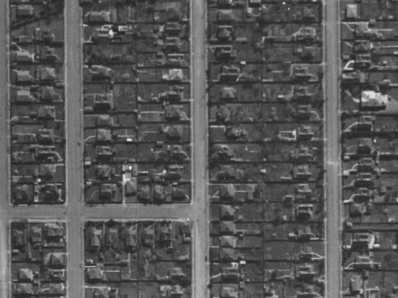 118A Packe Street from the air, 1940-1944
