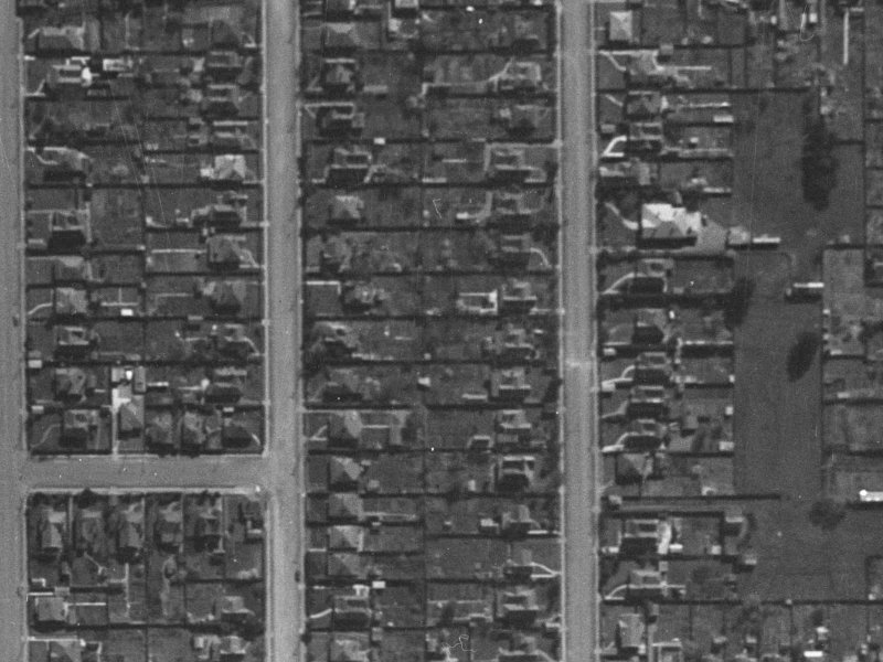 122 Geraldine Street from the air, 1940-1944