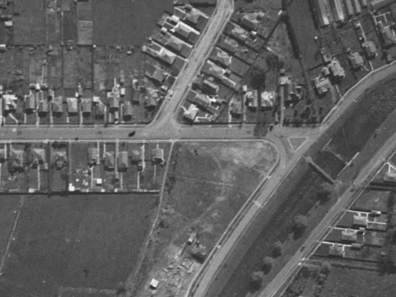 58 Medway Street from the air, 1940-1944