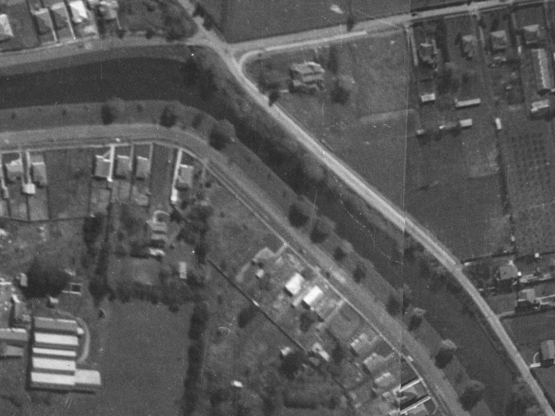 460 Avonside Drive from the air, 1940-1944