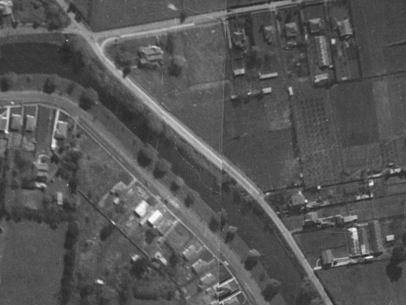 72-54 Dallington Terrace from the air, 1940-1944