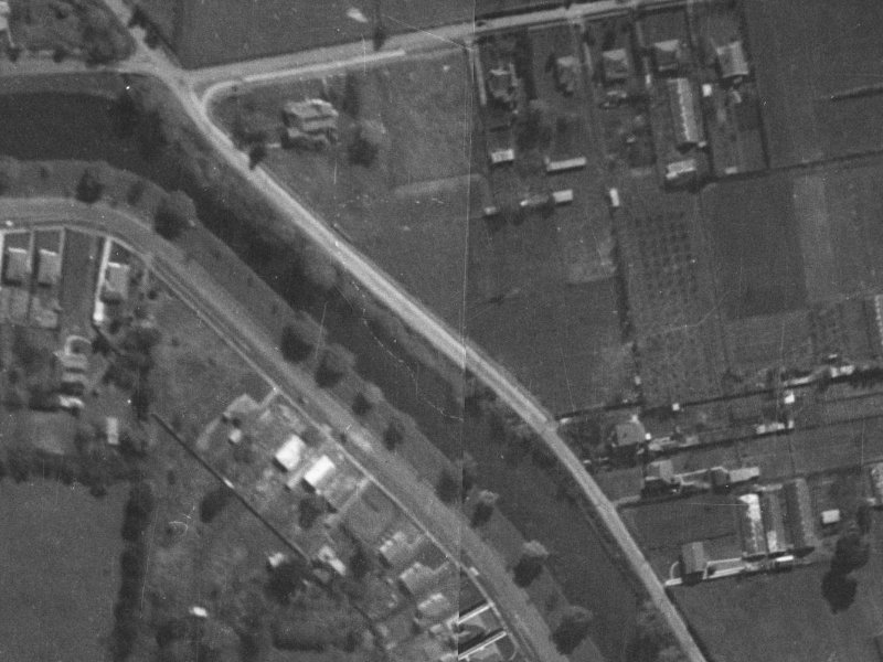 63E Dallington Terrace from the air, 1940-1944