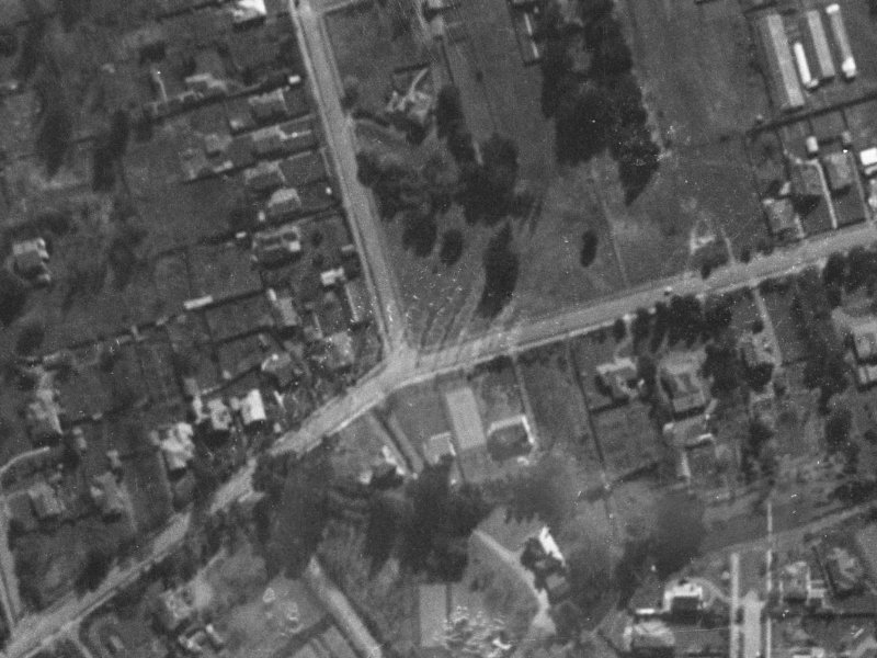 59 Glandovey Road from the air, 1940-1944