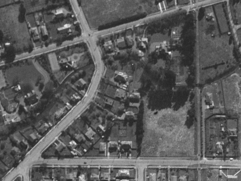 50A Idris Road from the air, 1940-1944