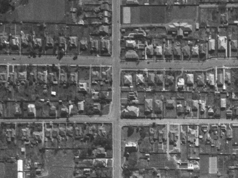 111 Springfield Road from the air, 1940-1944