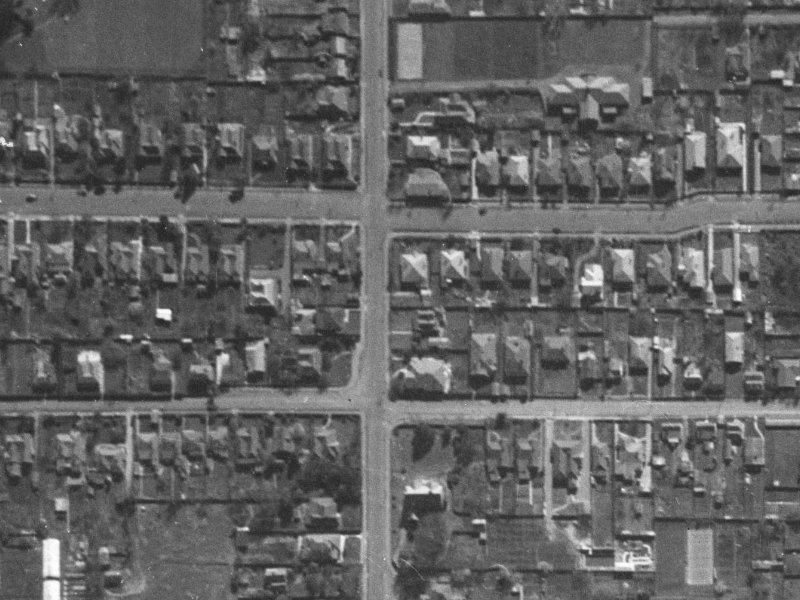 120 Springfield Road from the air, 1940-1944