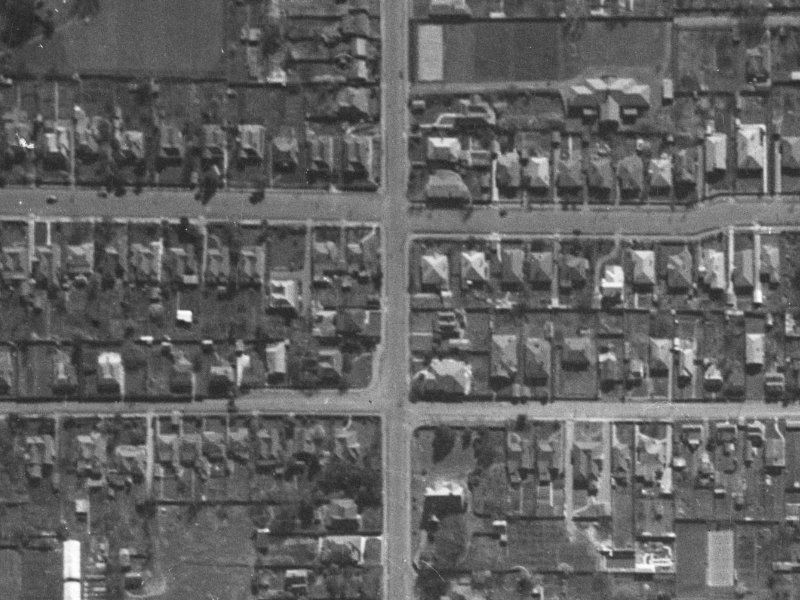 106A Ranfurly Street from the air, 1940-1944