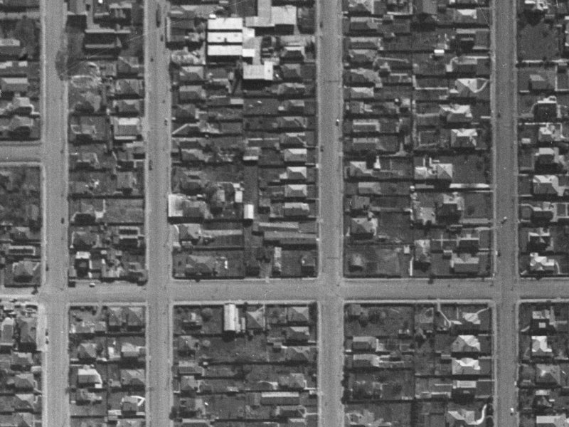 115 Sherborne Street from the air, 1940-1944