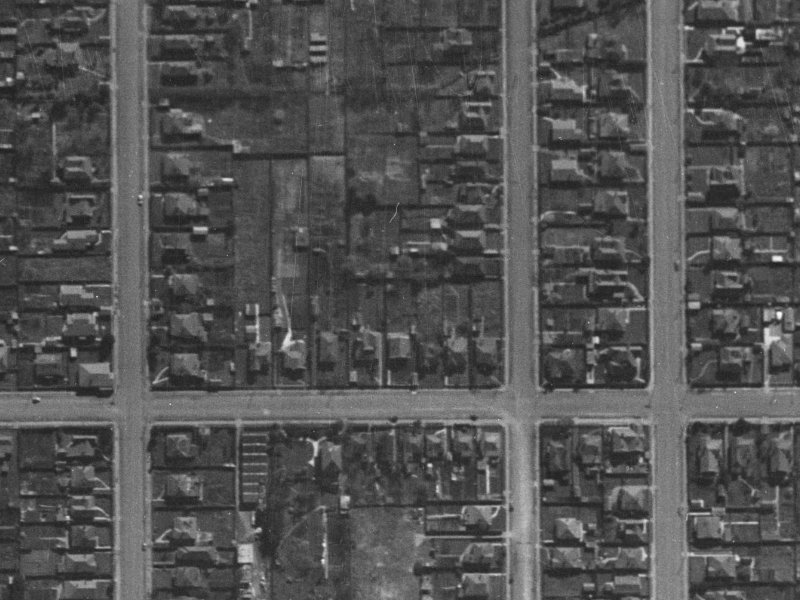 123A Canon Street from the air, 1940-1944