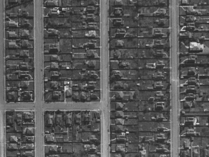 533A Barbadoes Street from the air, 1940-1944