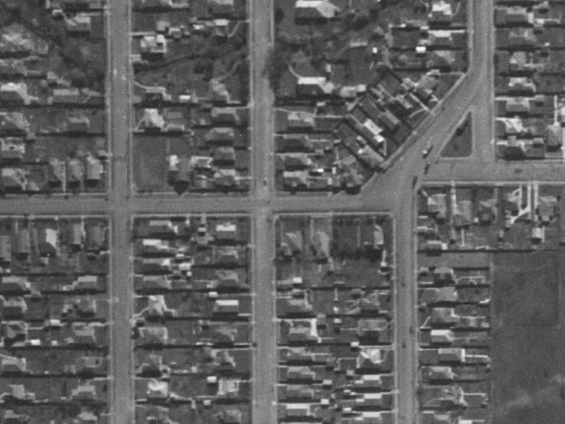 18 Randall Street from the air, 1940-1944