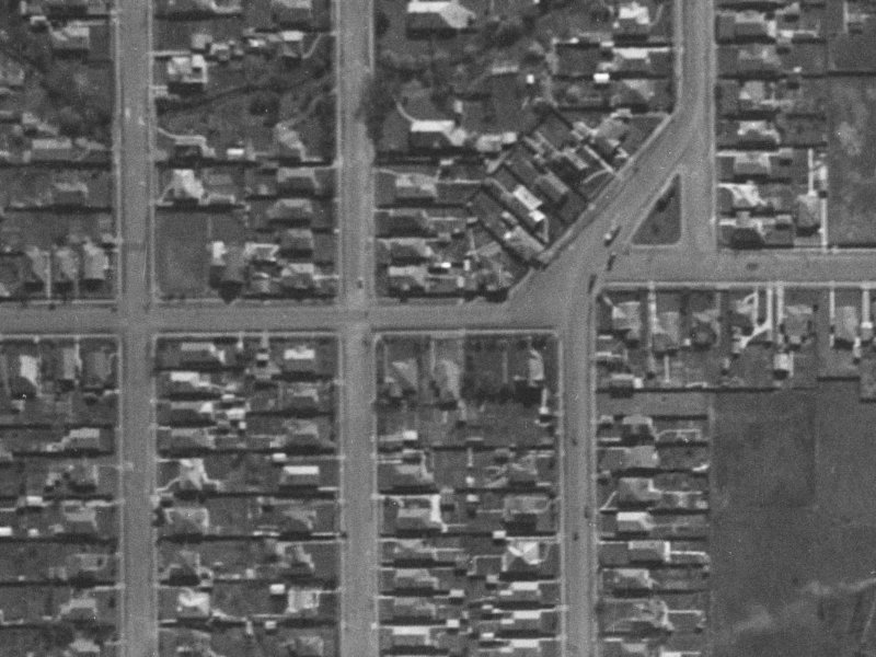 45 Randall Street from the air, 1940-1944