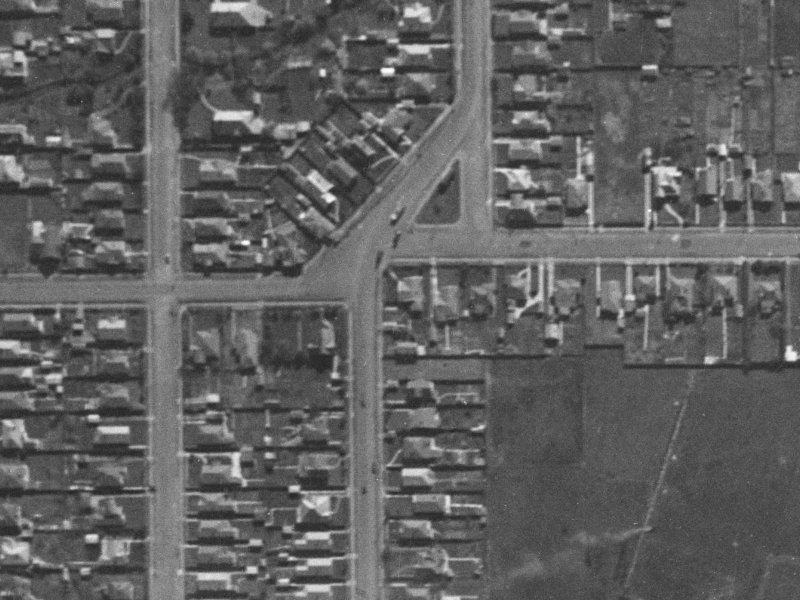 52 North Parade from the air, 1940-1944