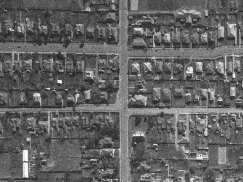 116 Springfield Road from the air, 1940-1944