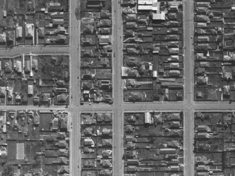 1031A Colombo Street from the air, 1940-1944