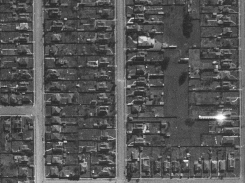 113 Champion Street from the air, 1940-1944