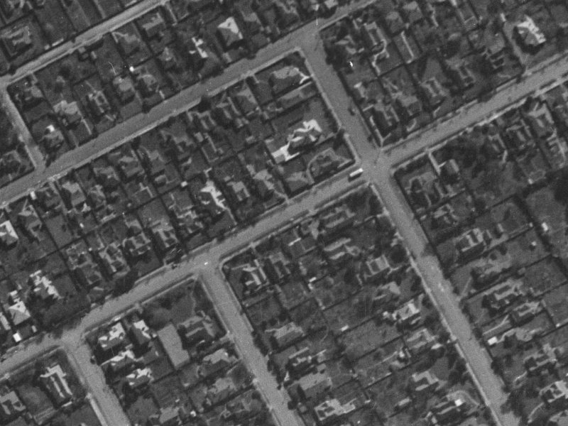 Rugby Street from the air, 1940-1944