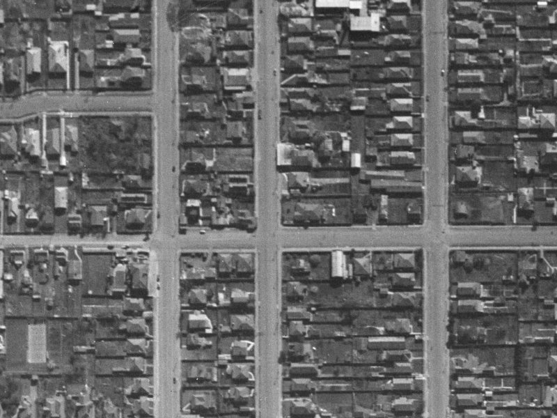 1032 Colombo Street from the air, 1940-1944