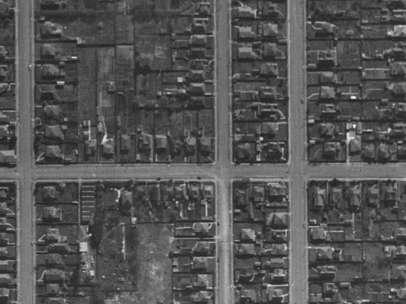 131 Canon Street from the air, 1940-1944