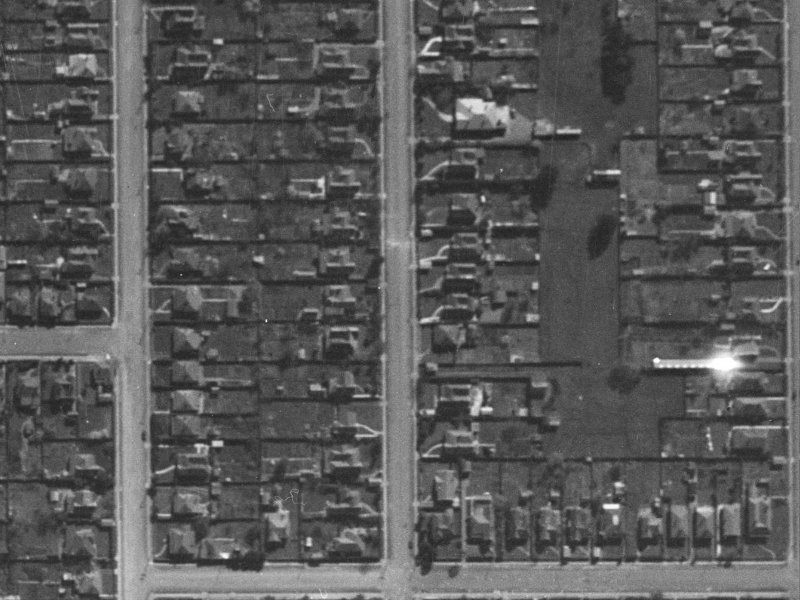63 Hills Road from the air, 1940-1944