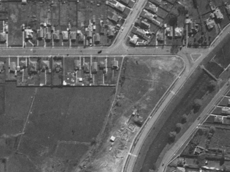 55 Flesher Avenue from the air, 1940-1944