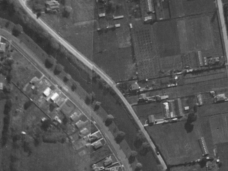 57 Dallington Terrace from the air, 1940-1944