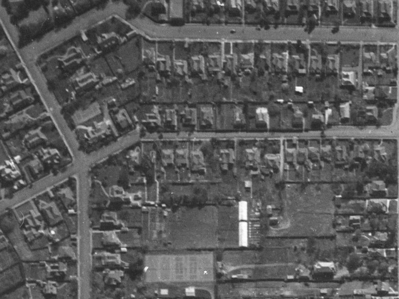 70 Holly Road from the air, 1940-1944