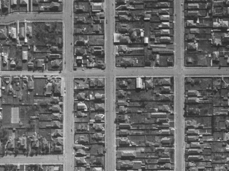 1022 Colombo Street from the air, 1940-1944