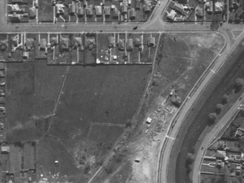 49 Flesher Avenue from the air, 1940-1944