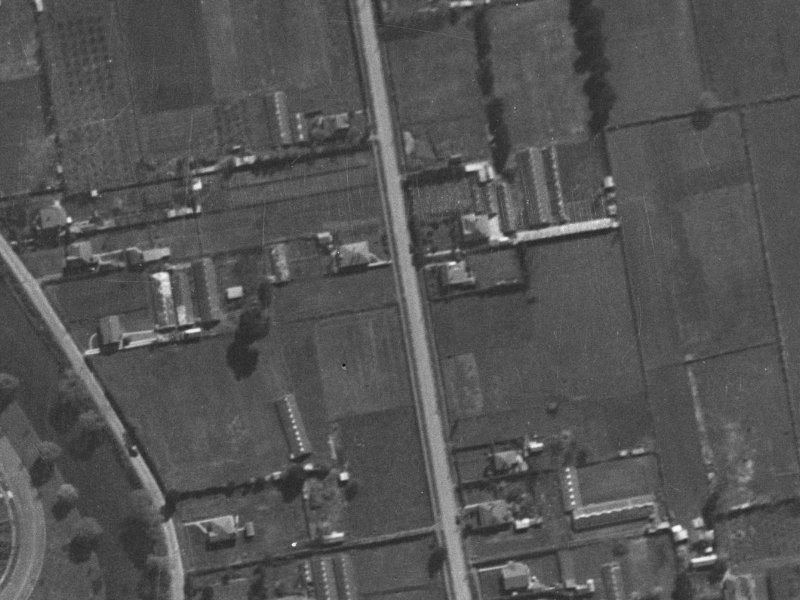 91 Gayhurst Road from the air, 1940-1944