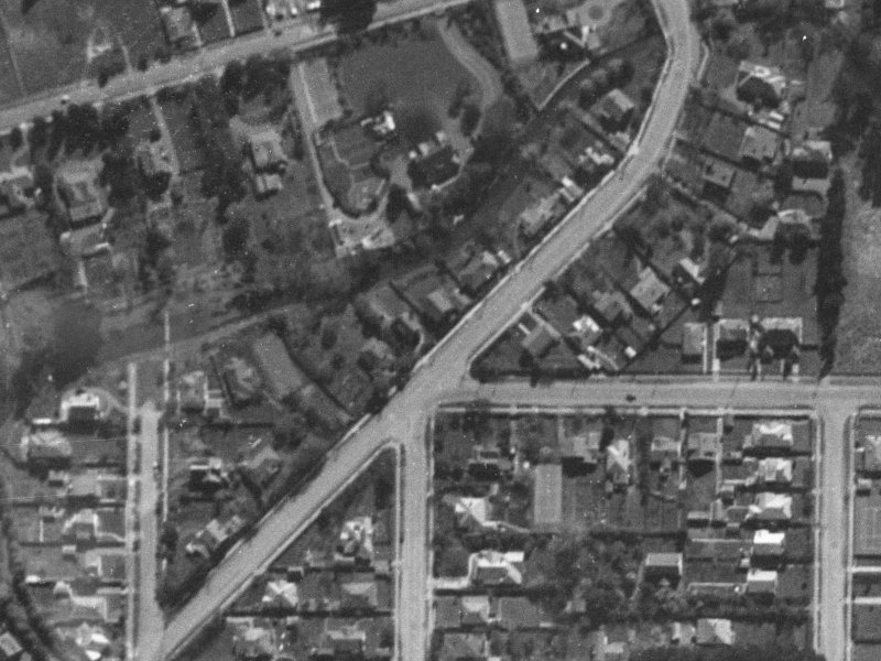 37 Idris Road from the air, 1940-1944