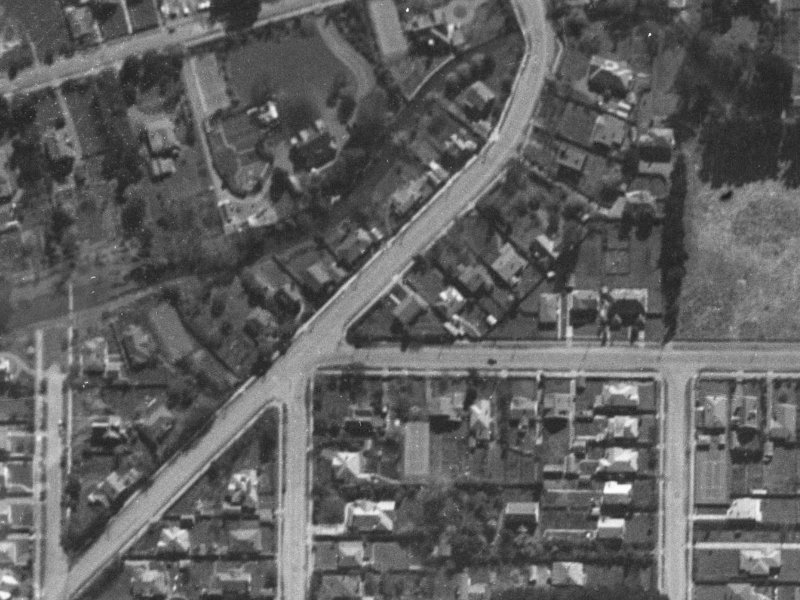 34 Idris Road from the air, 1940-1944