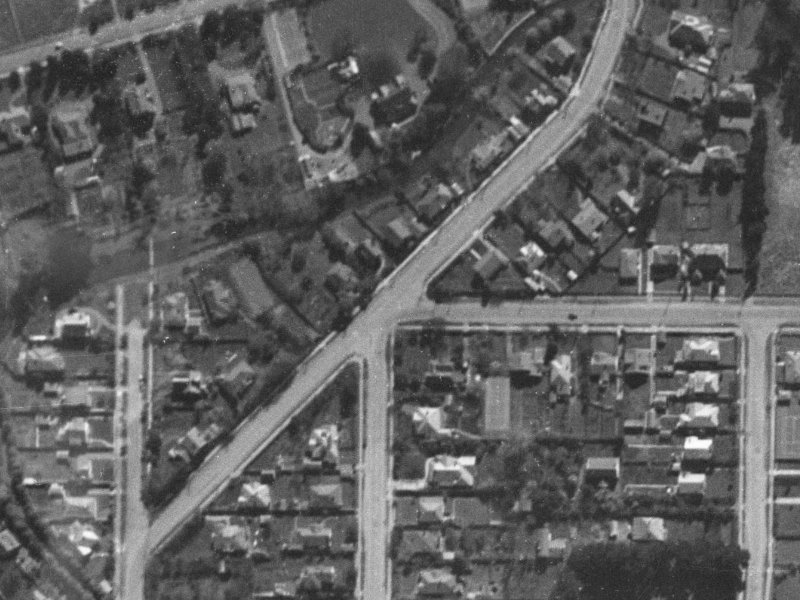 33 Idris Road from the air, 1940-1944
