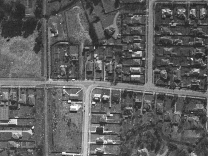 22A Wroxton Terrace from the air, 1940-1944