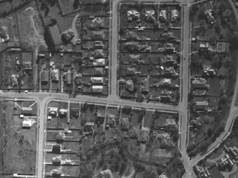2 Poynder Avenue from the air, 1940-1944