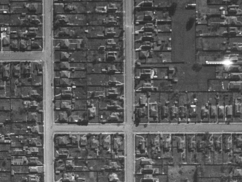96 Champion Street from the air, 1940-1944