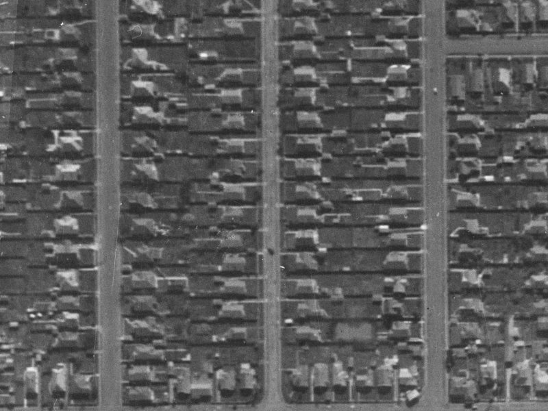 28A Nicholls Street from the air, 1940-1944