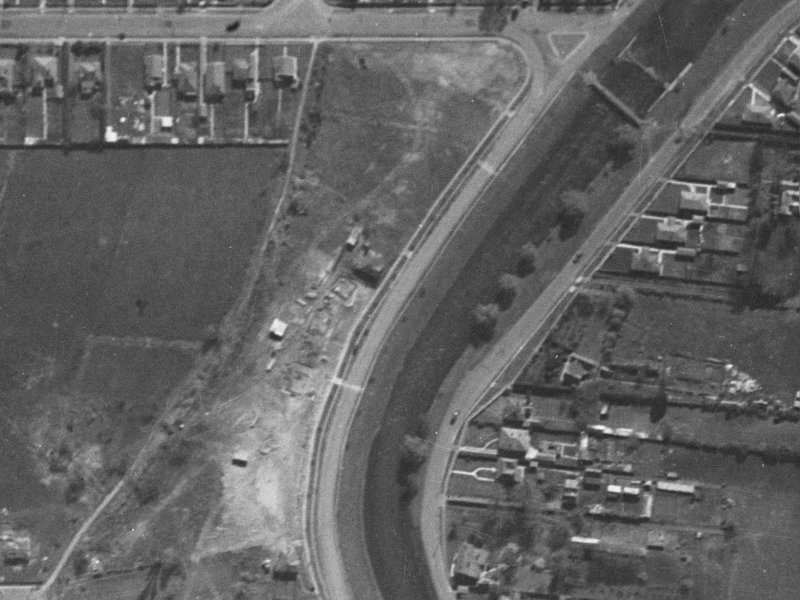 345 River Road from the air, 1940-1944
