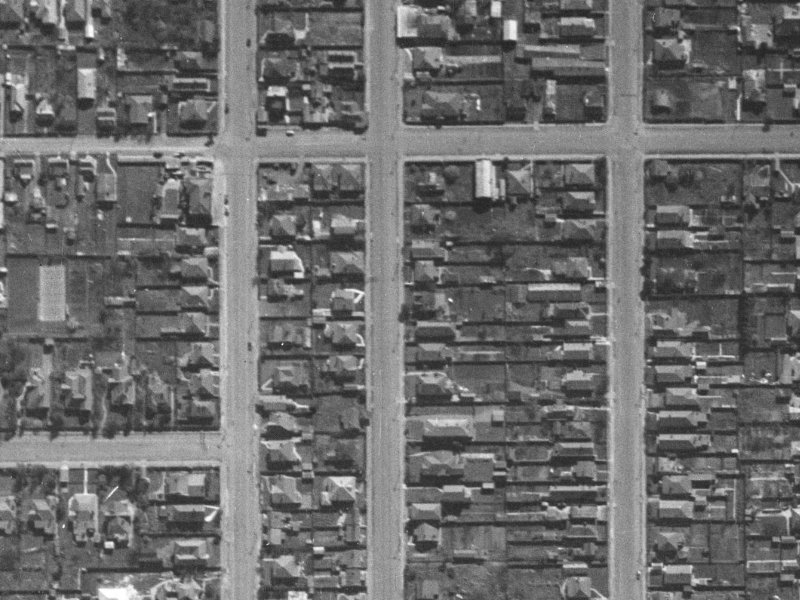 1010 Colombo Street from the air, 1940-1944
