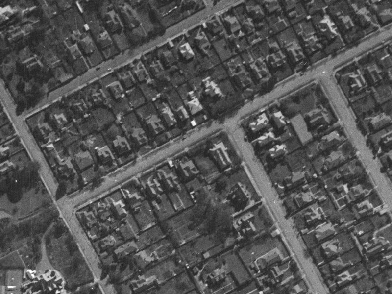 24 Rugby Street from the air, 1940-1944