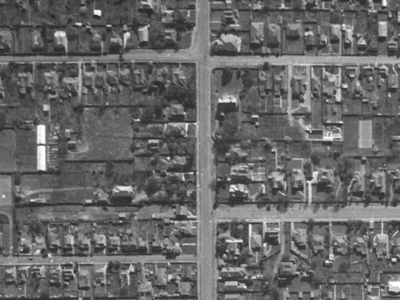 85 Springfield Road from the air, 1940-1944